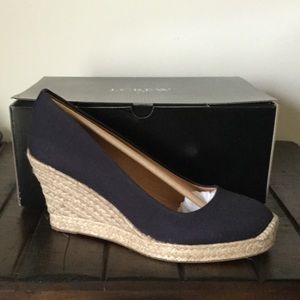 J.Crew espadrille wedges